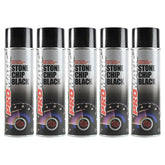 5X Promatic Stonechip Black Spray Paint 500ml Spray Paint